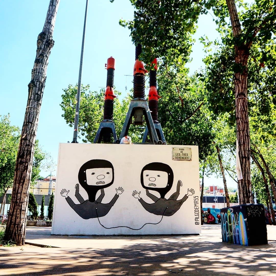 Wallspot - senyorerre3 - Art ALGODEMAS - Barcelona - Tres Xemeneies - Graffity - Legal Walls - 