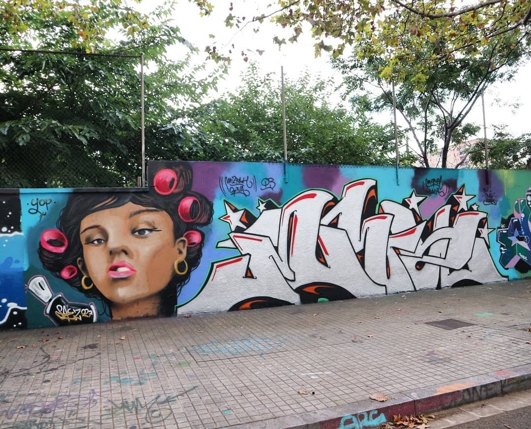 Wallspot - senyorerre3 - Art SAEZ & MIZPAH - Barcelona - Agricultura - Graffity - Legal Walls - , 