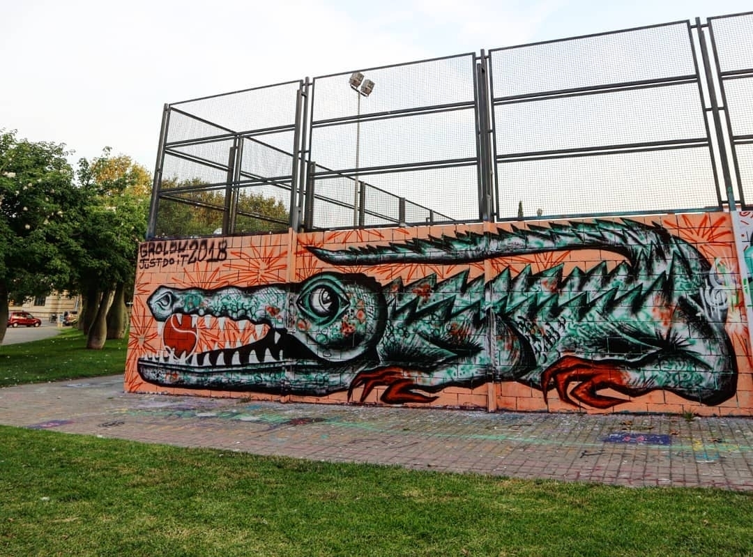 Wallspot - senyorerre3 - Art LOBOGORDO - Barcelona - Drassanes - Graffity - Legal Walls - Ilustración