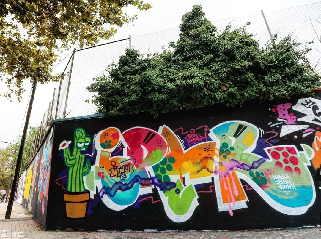 Wallspot - senyorerre3 - Art IPER - Barcelona - Agricultura - Graffity - Legal Walls - Lletres