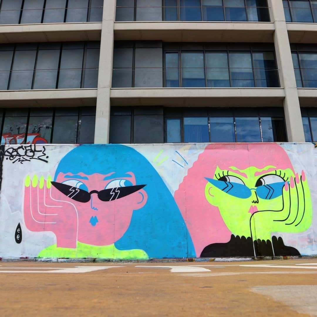 Wallspot - senyorerre3 - Art EMILY ELDRIDGE - Barcelona - Tres Xemeneies - Graffity - Legal Walls - Illustration