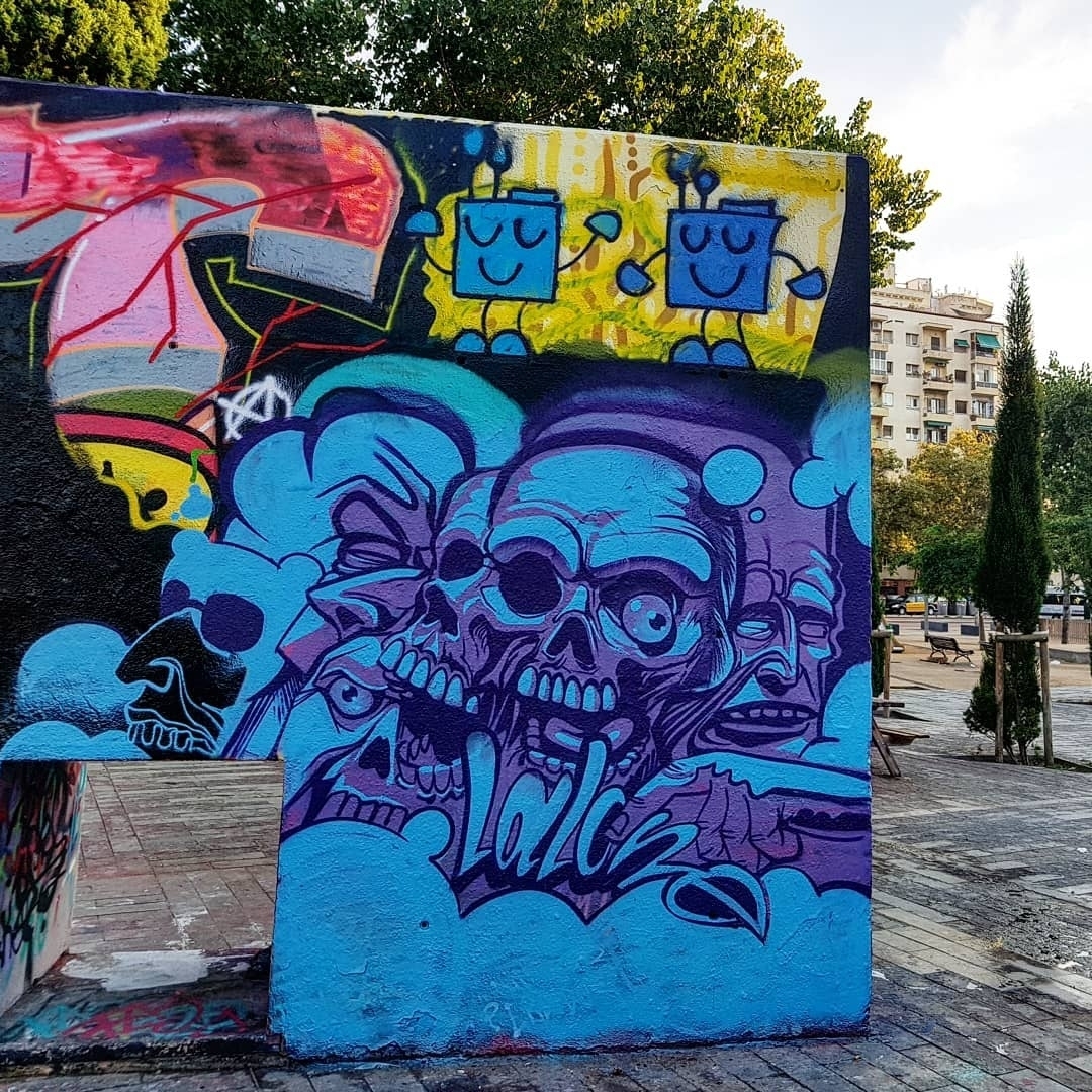Wallspot - senyorerre3 - Art LALONE - Barcelona - Tres Xemeneies - Graffity - Legal Walls - Il·lustració