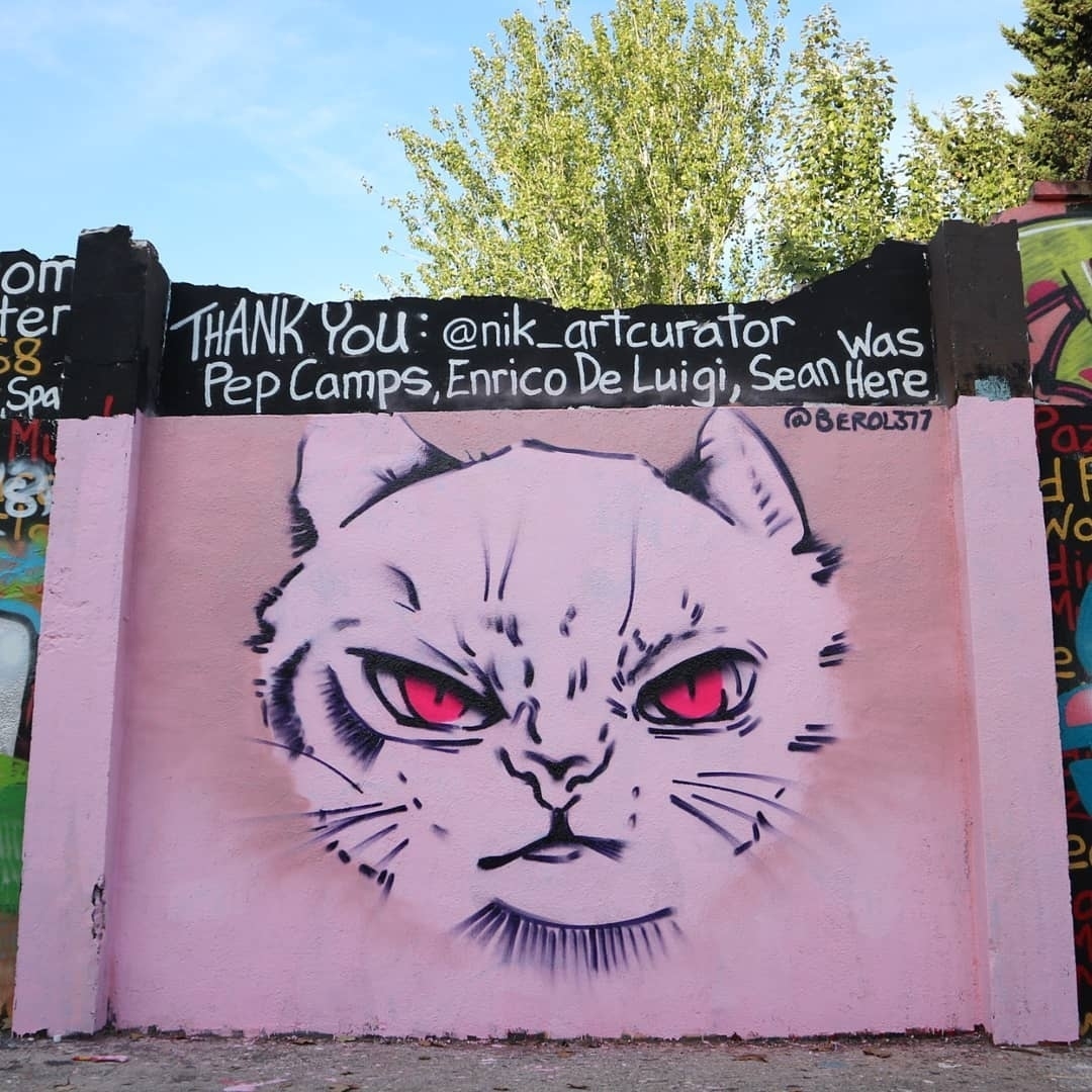 Wallspot - senyorerre3 - Art BEROL - Barcelona - Agricultura - Graffity - Legal Walls - Ilustración