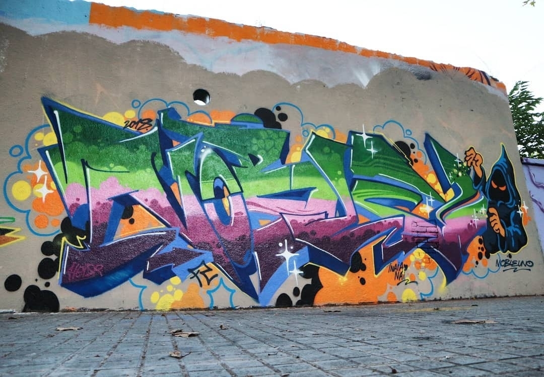 Wallspot - senyorerre3 - Art REALNOBLE - Barcelona - Agricultura - Graffity - Legal Walls - Lletres