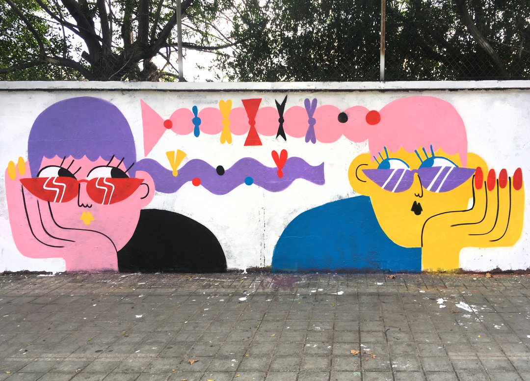 Wallspot - EmilyE - Lucky Charms - Barcelona - Agricultura - Graffity - Legal Walls - Ilustración