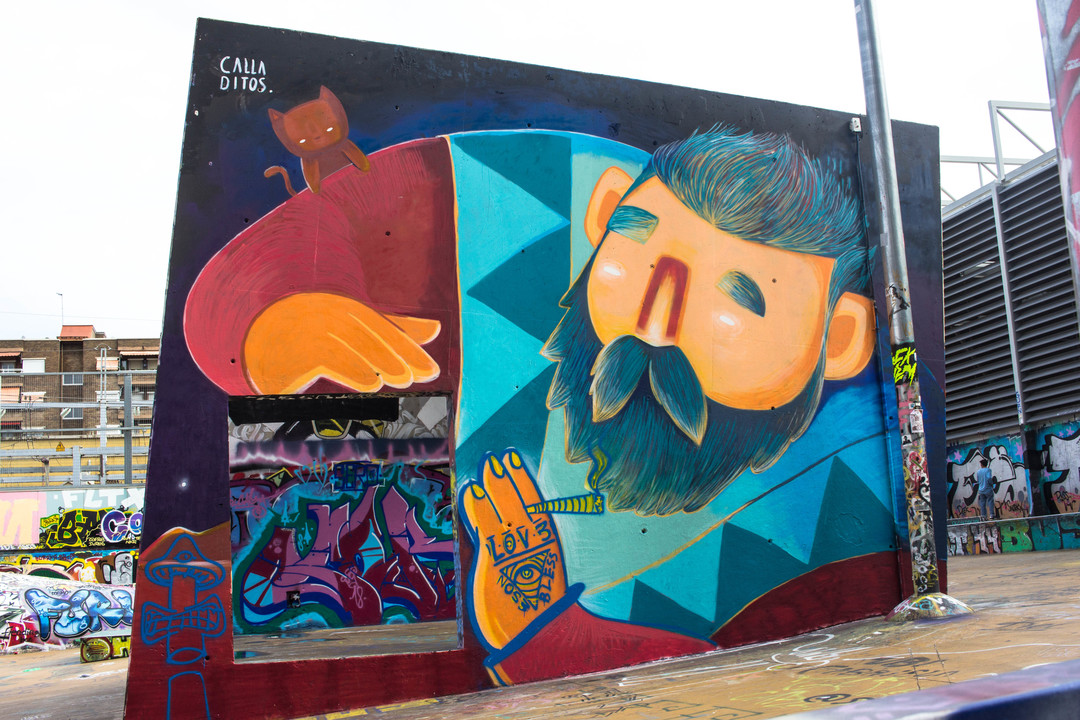 Wallspot - JOAN PIÑOL - CALLA DITOS - Barcelona - Tres Xemeneies - Graffity - Legal Walls - Ilustración - Artist - los calladitos