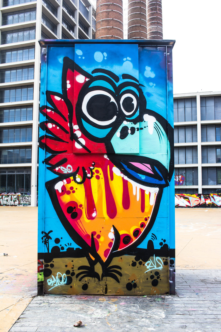 Wallspot - JOAN PIÑOL - JOAN PIÑOL - Projecte 17/10/2018 - Barcelona - Tres Xemeneies - Graffity - Legal Walls - Illustration