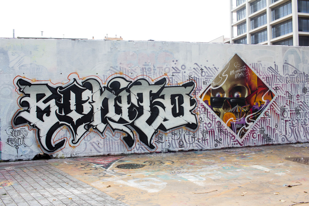Wallspot - JOAN PIÑOL - PHEN - Barcelona - Tres Xemeneies - Graffity - Legal Walls - Illustration