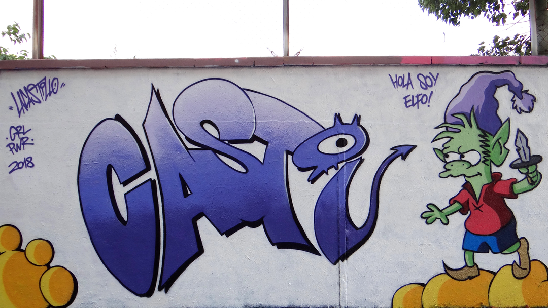 Wallspot - lacastillo - Hi I'm Elfo! - Barcelona - Agricultura - Graffity - Legal Walls - Lletres, Il·lustració