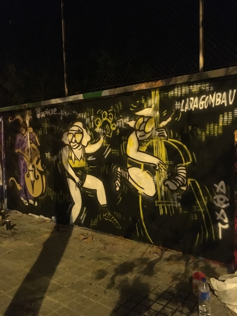Wallspot - araL -  aRaLiLaPiNXe - Barcelona - Agricultura - Graffity - Legal Walls - Il·lustració