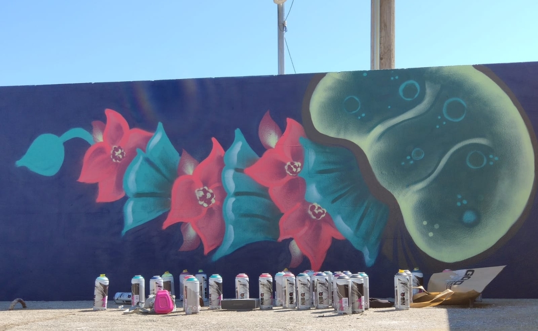 Wallspot - Killa.Ek -  - Barcelona - Parc de la Bederrida - Graffity - Legal Walls - Ilustración