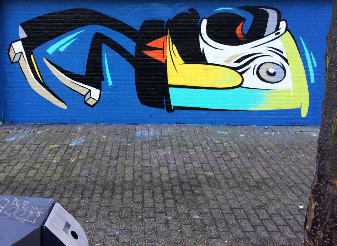 Wallspot - Danny Rumbl - Croos - Danny Rumbl - Rotterdam - Croos - Graffity - Legal Walls - Il·lustració, Altres