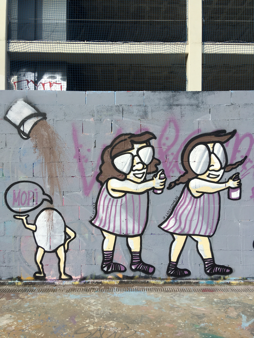 Wallspot - araL - escola st.pere claver - Barcelona - Tres Xemeneies - Graffity - Legal Walls - 