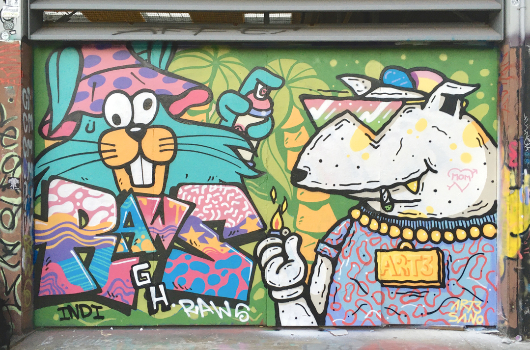 Wallspot - art3sano - Tres Xemeneies  - Barcelona - Tres Xemeneies - Graffity - Legal Walls - Letters, Illustration