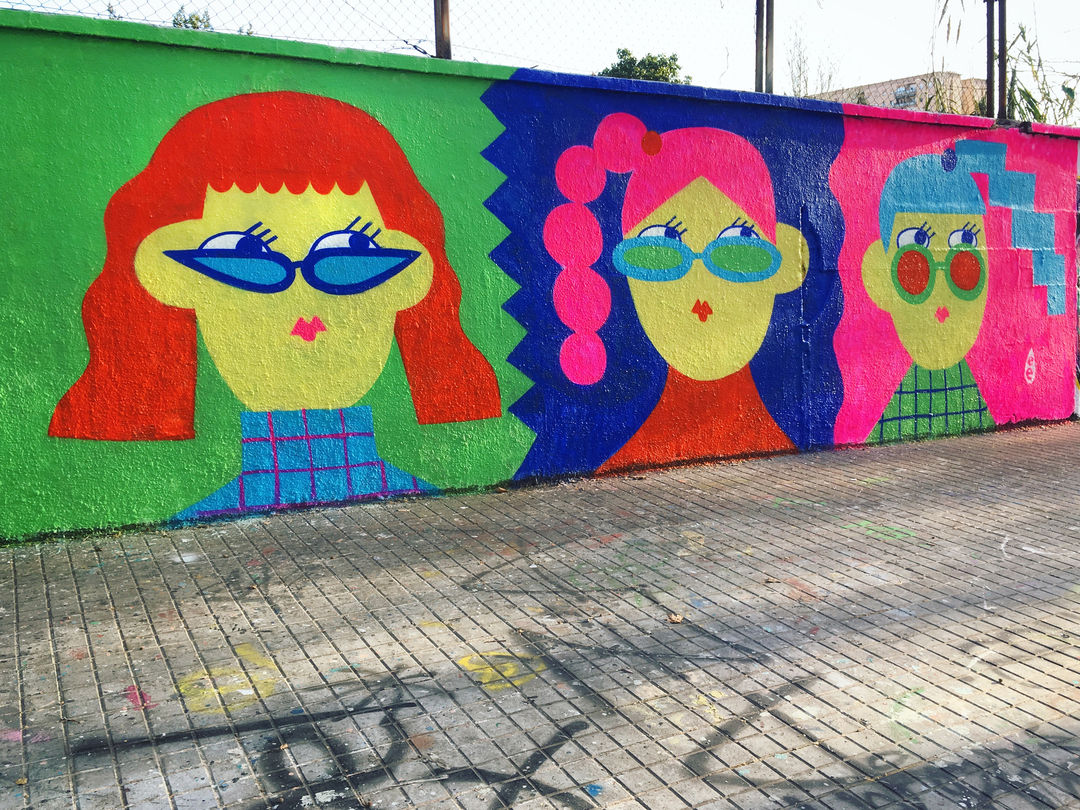 Wallspot - EmilyE - Neon Dream - Barcelona - Agricultura - Graffity - Legal Walls - 