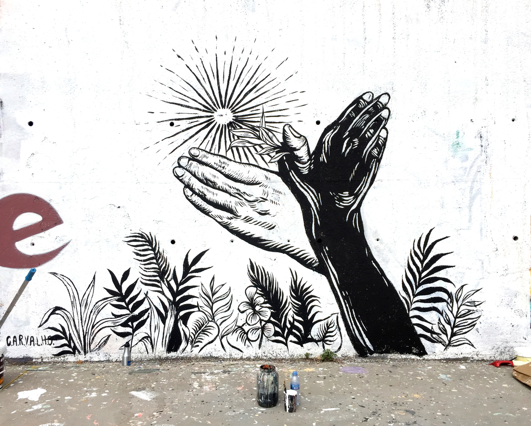 Wallspot - Daniela Carvalho - LIBERTAD - Barcelona - Skate Park les corts - Graffity - Legal Walls - Ilustración