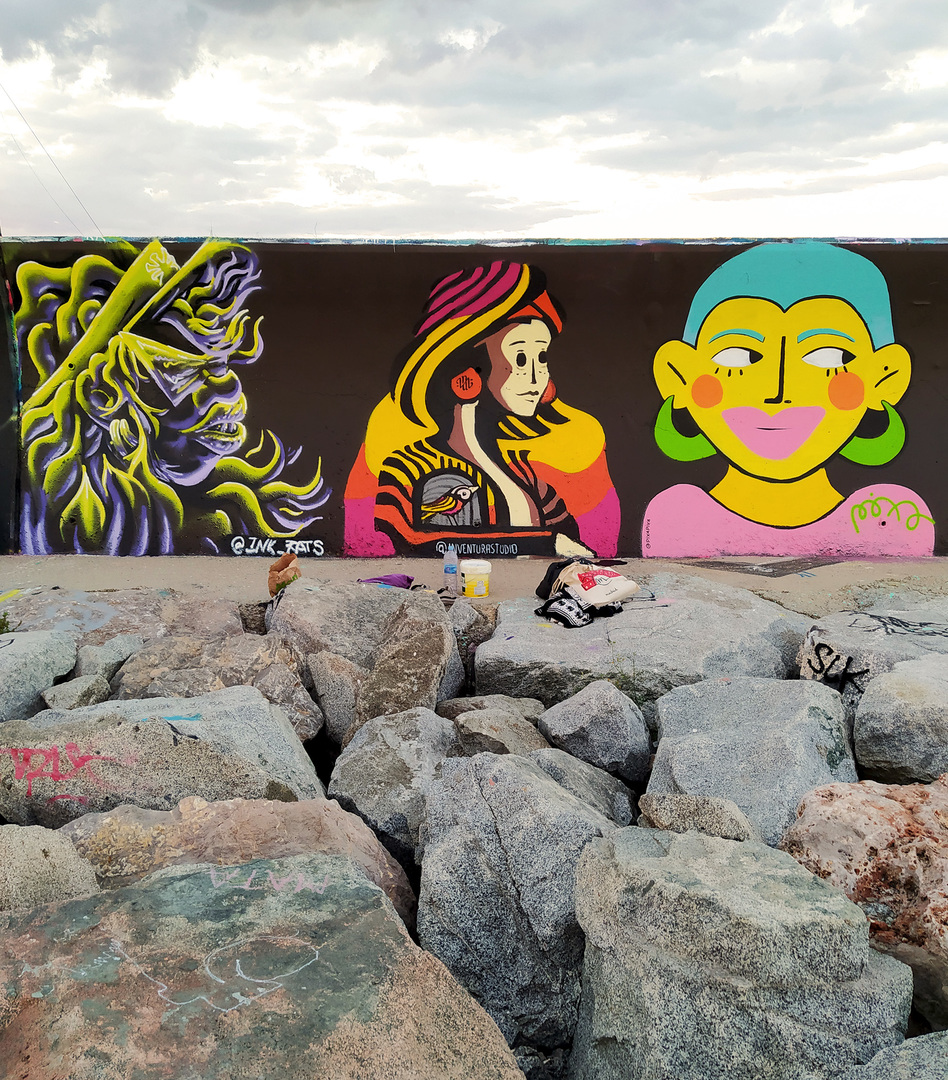 Wallspot - Inventura Studio - Forum beach - Inventura Studio - Barcelona - Forum beach - Graffity - Legal Walls - , 