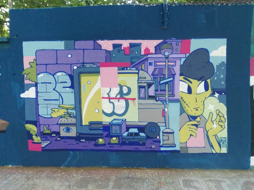 Wallspot - bemie -  - Barcelona - Agricultura - Graffity - Legal Walls - Otros