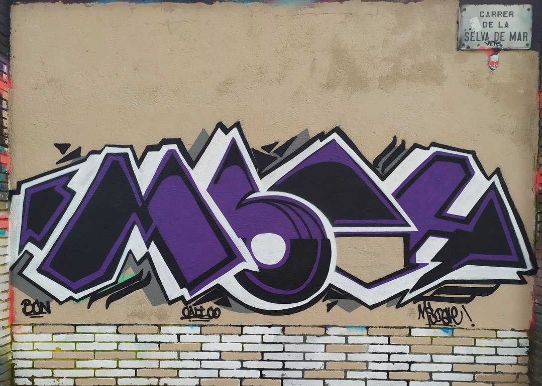 Wallspot - Msocle - Selva de Mar - Msocle - Barcelona - Selva de Mar - Graffity - Legal Walls - Letras