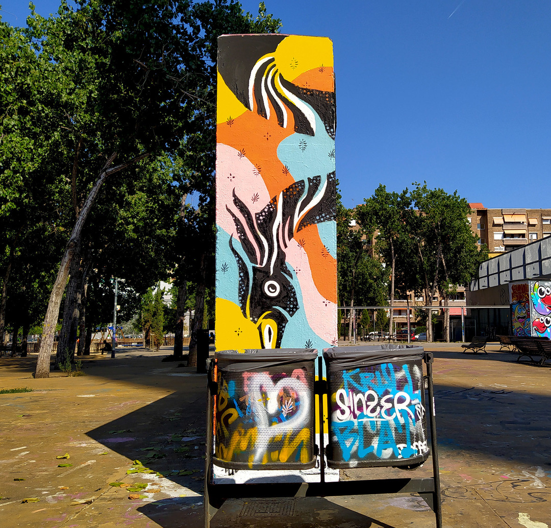 Wallspot - Inventura Studio - Tres Xemeneies - Inventura Studio - Barcelona - Tres Xemeneies - Graffity - Legal Walls - Illustration, Stencil, Others