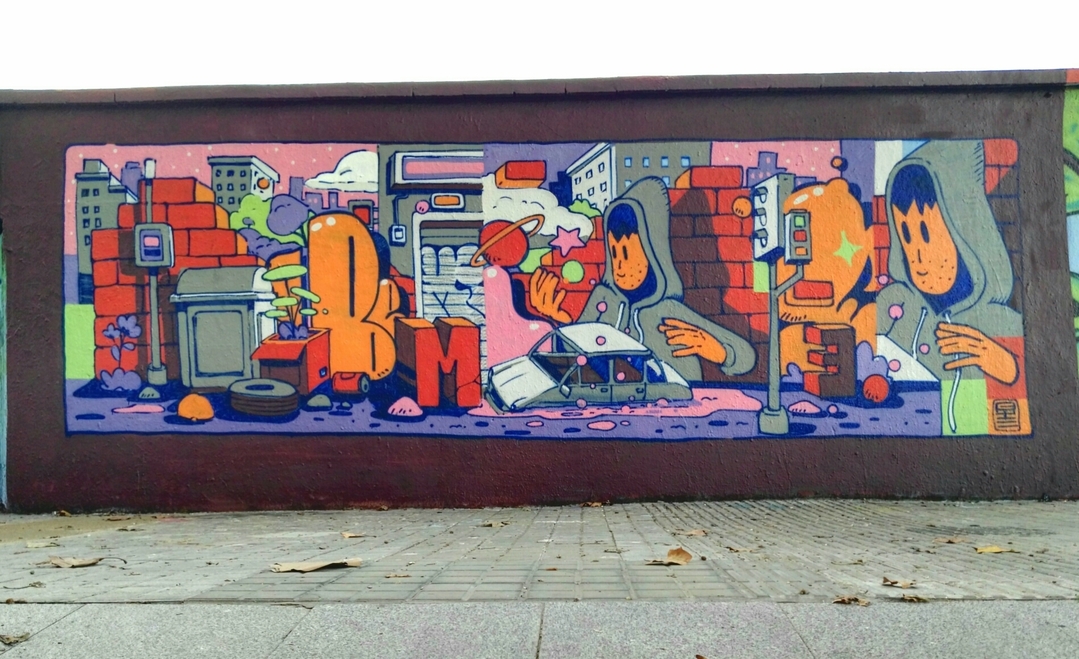 Wallspot - bemie -  - Barcelona - Agricultura - Graffity - Legal Walls - 
