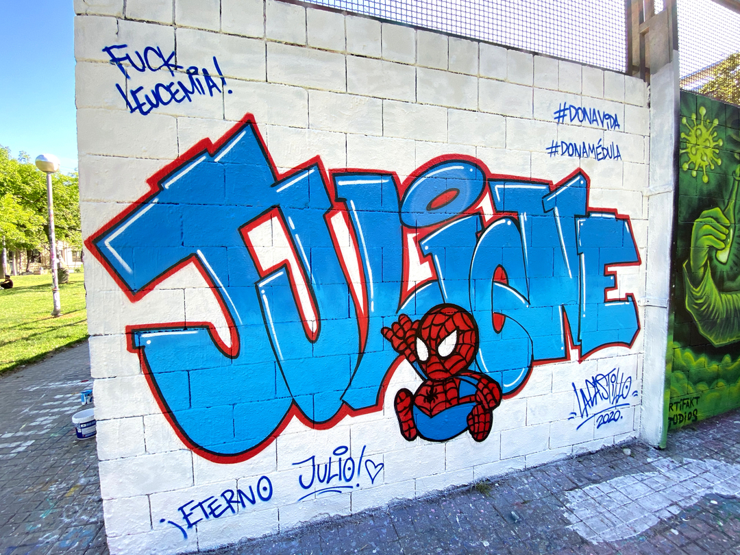 Wallspot - lacastillo - Para JuliOne✨#FuckLeucemia - Barcelona - Drassanes - Graffity - Legal Walls - , , 