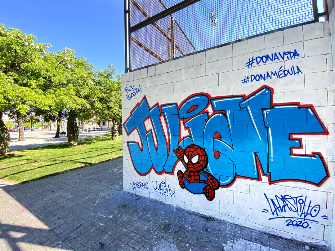 Wallspot - lacastillo - Para JuliOne✨#FuckLeucemia - Barcelona - Drassanes - Graffity - Legal Walls - , , 