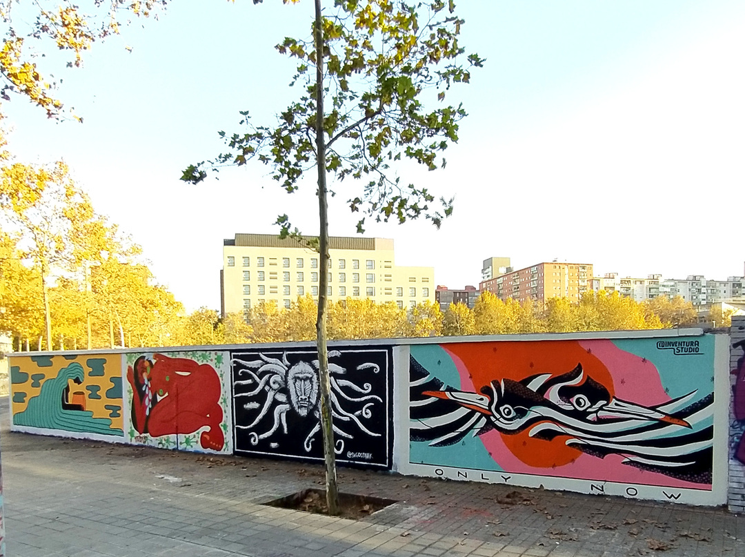 Wallspot - Inventura Studio - Efímero #3 - Barcelona - Agricultura - Graffity - Legal Walls - Ilustración, Stencil, Otros