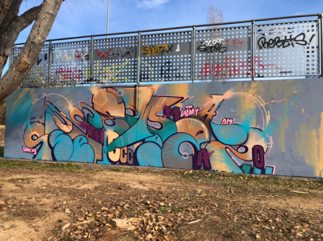 Wallspot - Aram'rah - Skate Park Sant Cugat - Sant Cugat - Skate Park Sant Cugat - Graffity - Legal Walls - Lletres