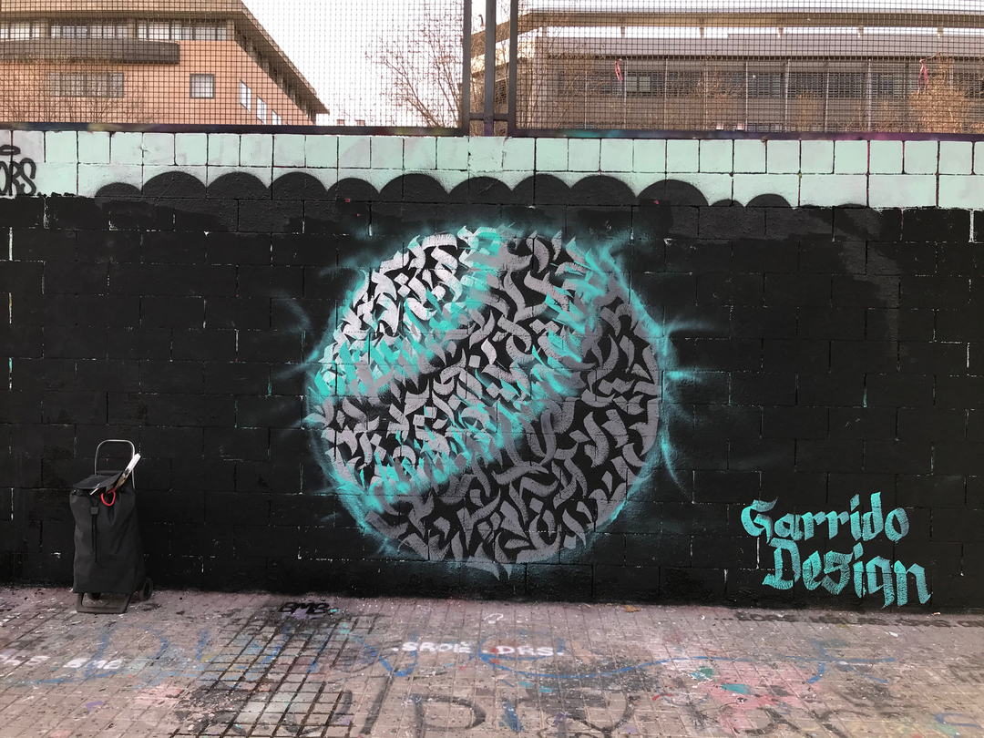 Wallspot - Garrido - gextura  - Barcelona - Drassanes - Graffity - Legal Walls - 