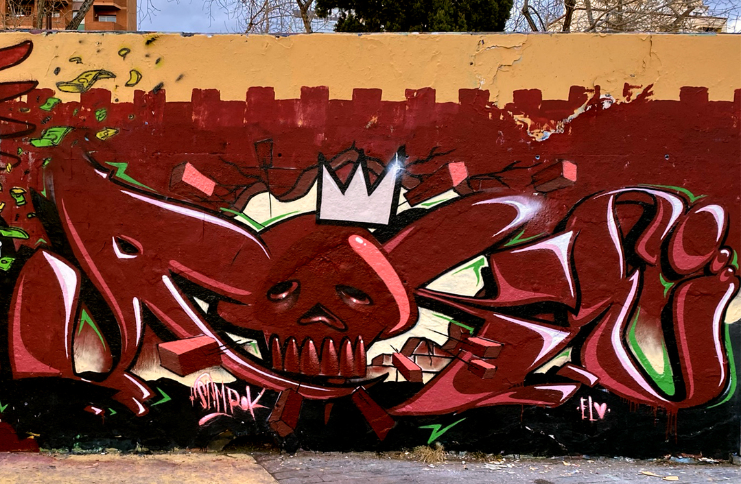 Wallspot - ANTON SEOANE "ROKE" - Tres Xemeneies - ROKE - Barcelona - Tres Xemeneies - Graffity - Legal Walls - Letters