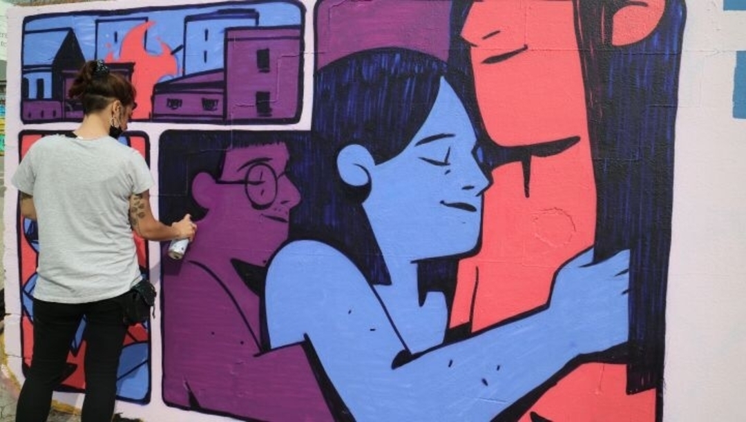 Wallspot - Galletamaria -  - Barcelona - Parc de la Bederrida - Graffity - Legal Walls - Il·lustració