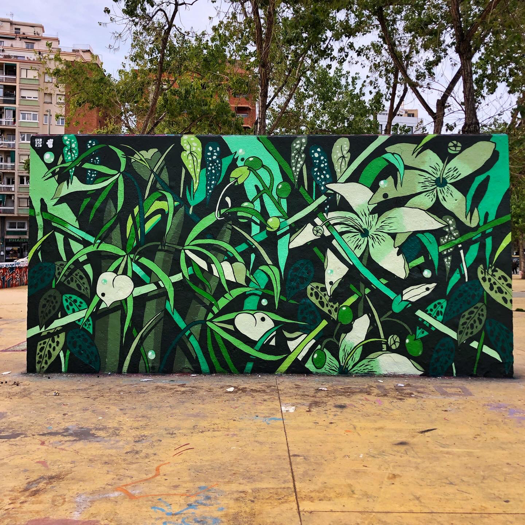 Wallspot - Ekosaurio - “Night Vision” - Barcelona - Tres Xemeneies - Graffity - Legal Walls - Otros
