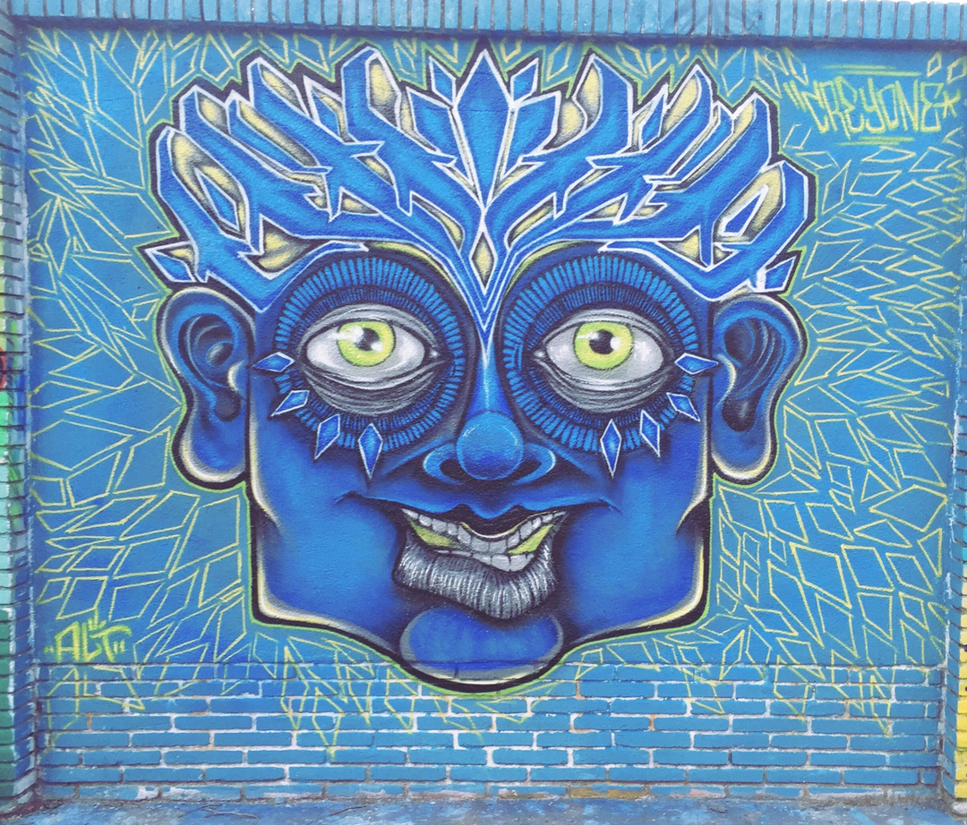 Wallspot - Crey one - graffiti avatar  - Barcelona - Selva de Mar - Graffity - Legal Walls - Illustration