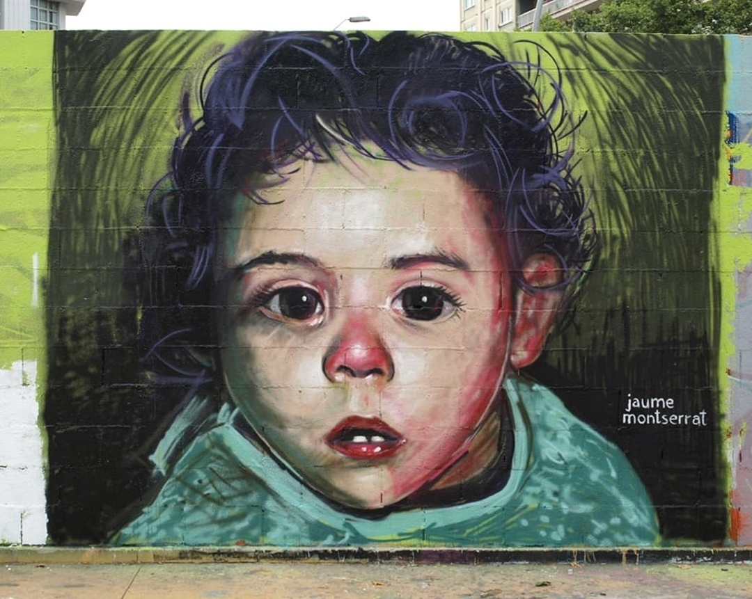 Wallspot - Jaume Montserrat - Realism Jam - Barcelona - Tres Xemeneies - Graffity - Legal Walls - Ilustración, Otros