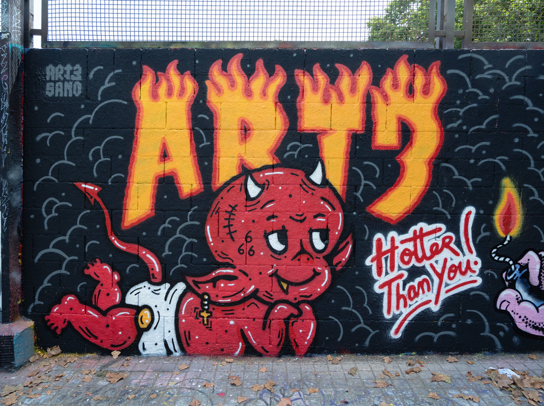 Wallspot -  Hotter Than You!  @art3sano & @ramon_amoros_ilustrador
