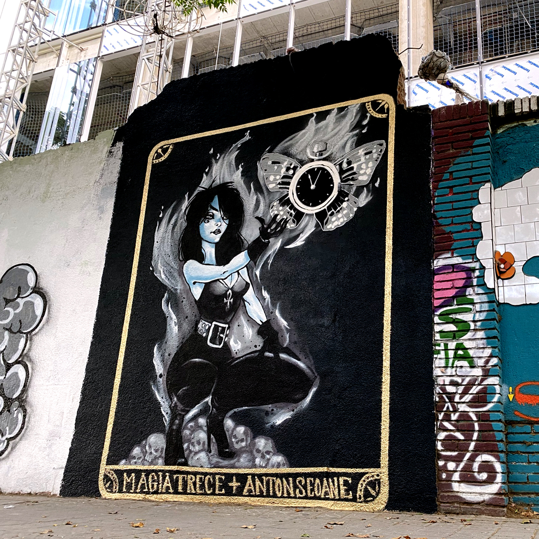 Wallspot - ANTON SEOANE "ROKE" - Selva de Mar - ANTON SEOANE "ROKE" - Barcelona - Selva de Mar - Graffity - Legal Walls - Illustration
