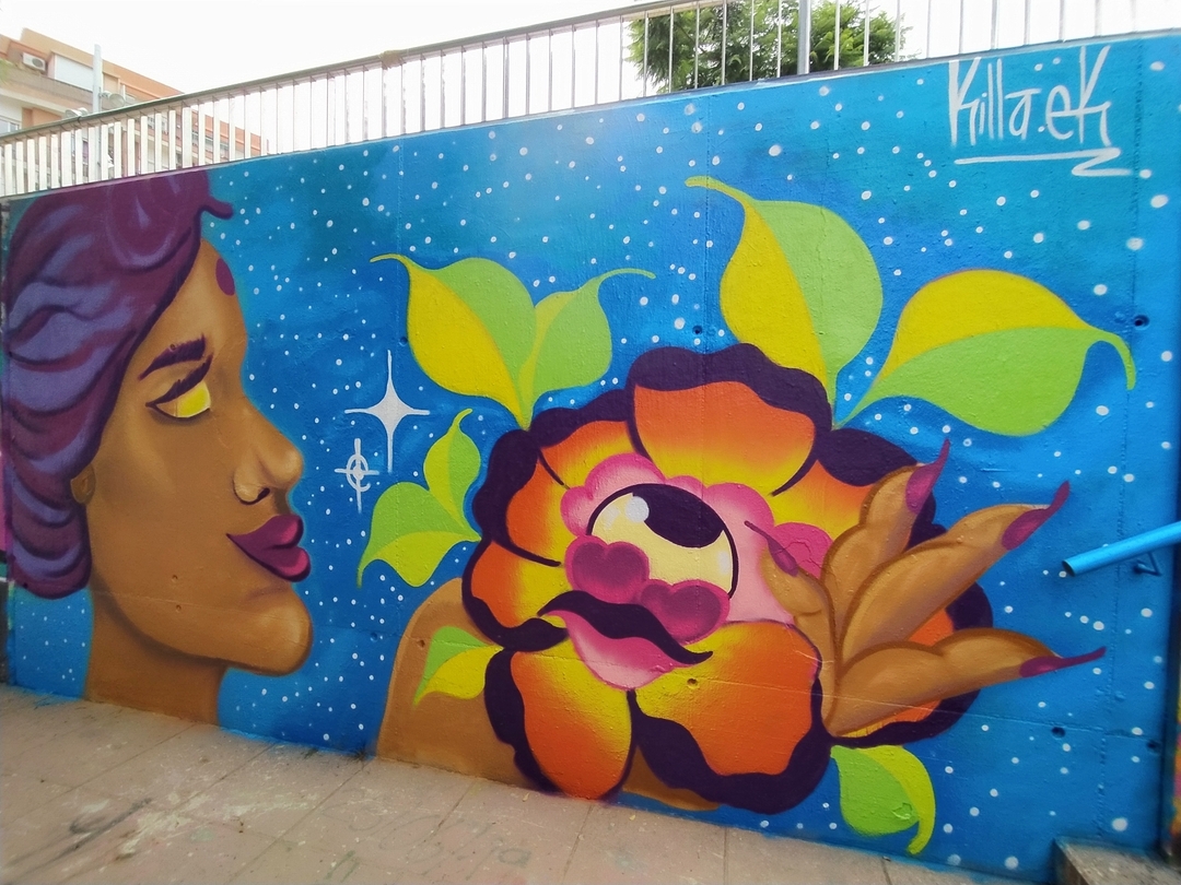 Wallspot - Killa.Ek - Florecer - Barcelona - Mas Guinardó - Graffity - Legal Walls - 