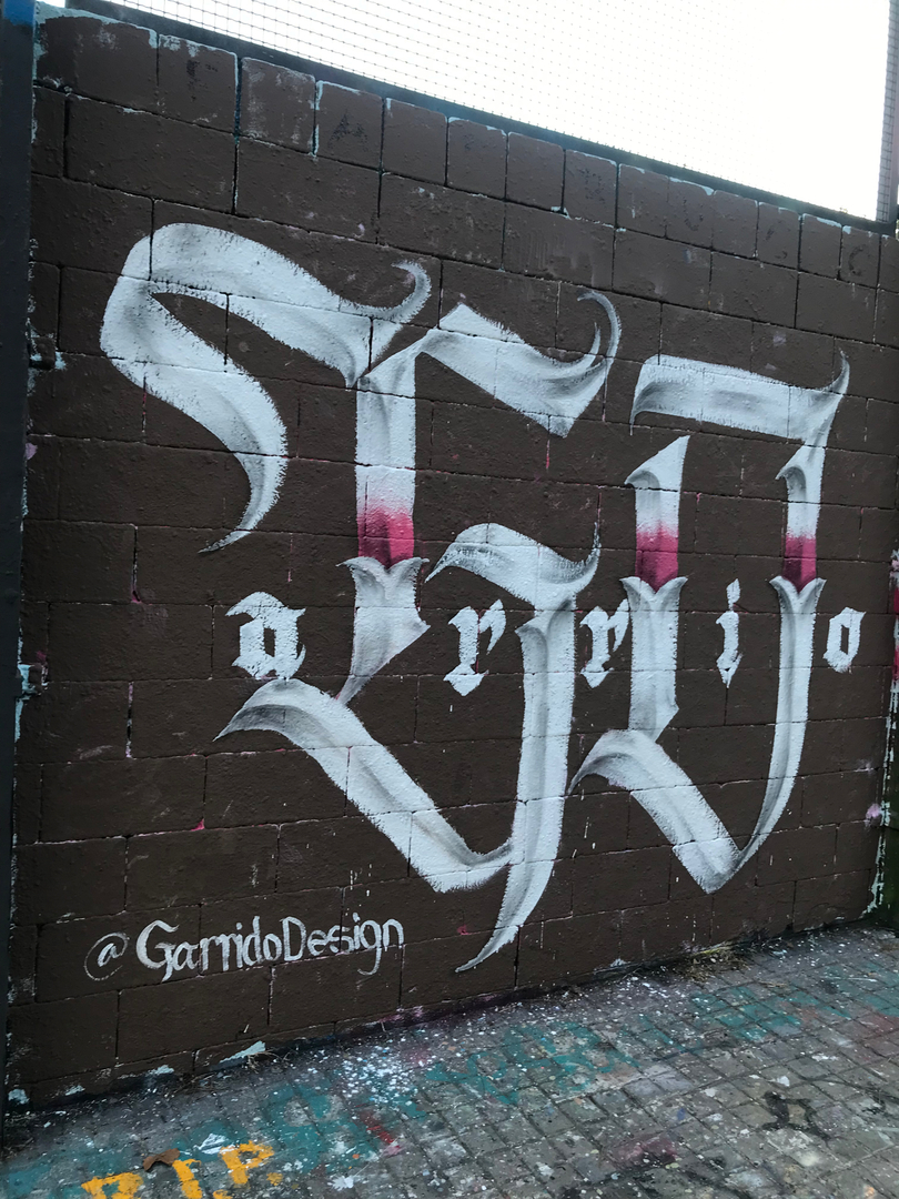 Wallspot - Garrido - GD- garrido  - Barcelona - Drassanes - Graffity - Legal Walls - Lletres