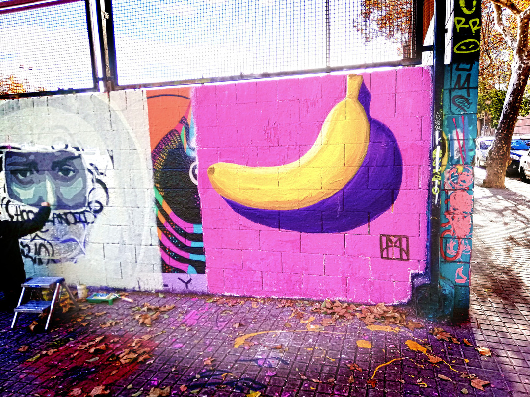 Wallspot - [MO] - Plátano de la Palma - Barcelona - Drassanes - Graffity - Legal Walls - Il·lustració