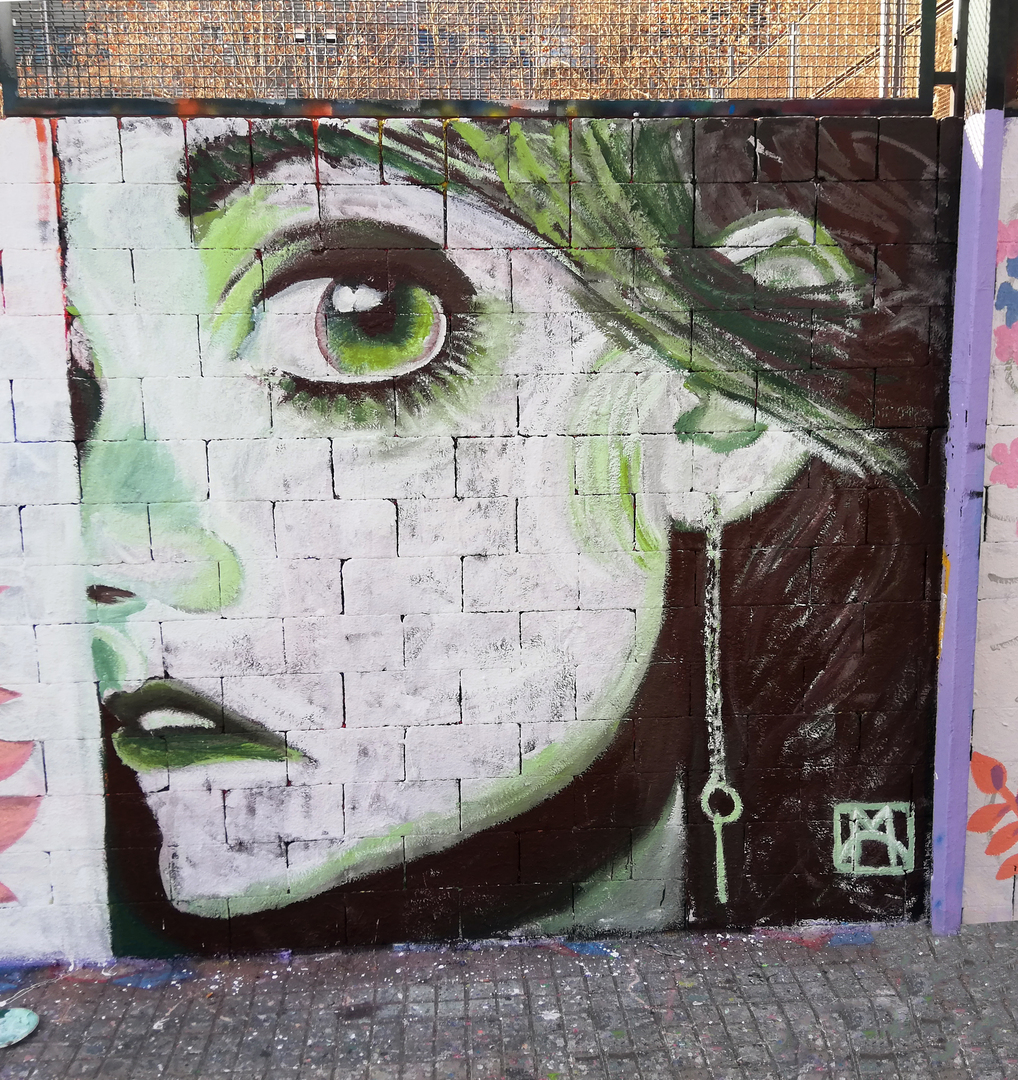 Wallspot - [MO] - Bea_Mos_Ke - Barcelona - Drassanes - Graffity - Legal Walls - Il·lustració