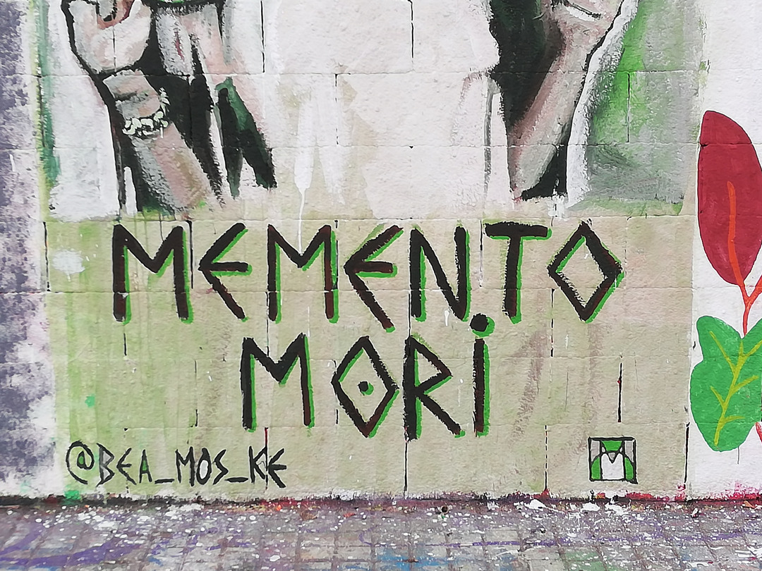 Wallspot - [MO] - "Memento Mori" - Barcelona - Drassanes - Graffity - Legal Walls - Letras, Ilustración