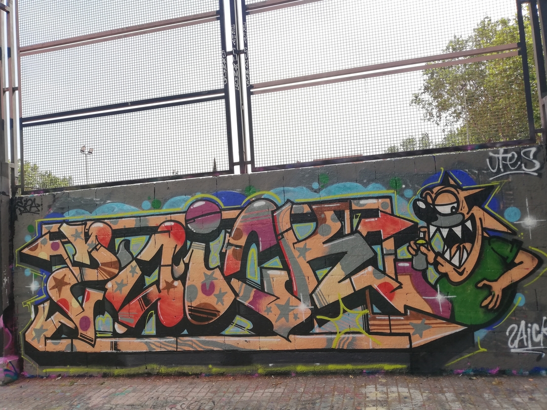 Wallspot - zaick - barcelona guiri  - Barcelona - Parallel wall - Graffity - Legal Walls - 
