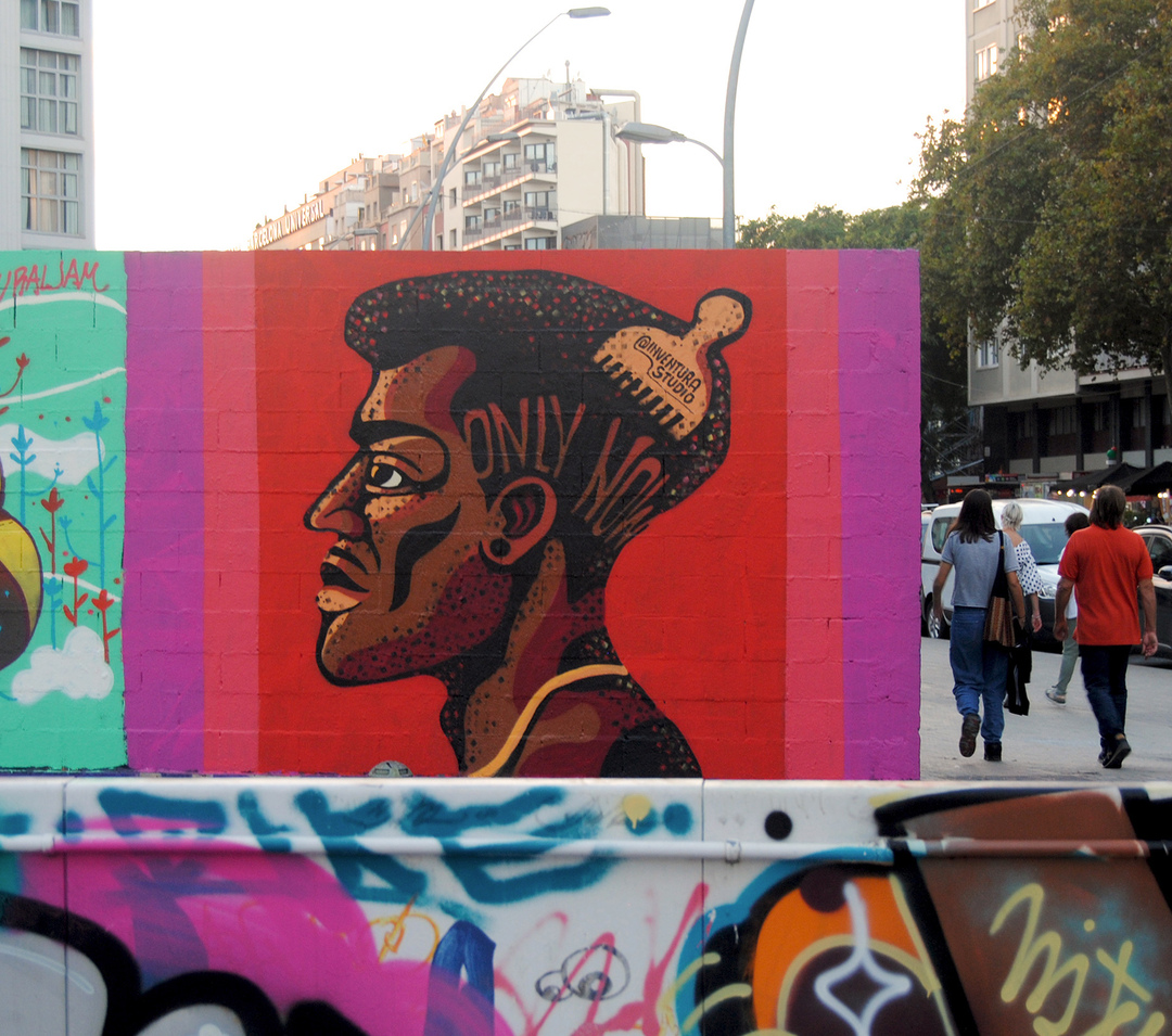 Wallspot - Inventura Studio - Efímero #27 - Barcelona - Parallel wall - Graffity - Legal Walls - Letras, Ilustración, Stencil