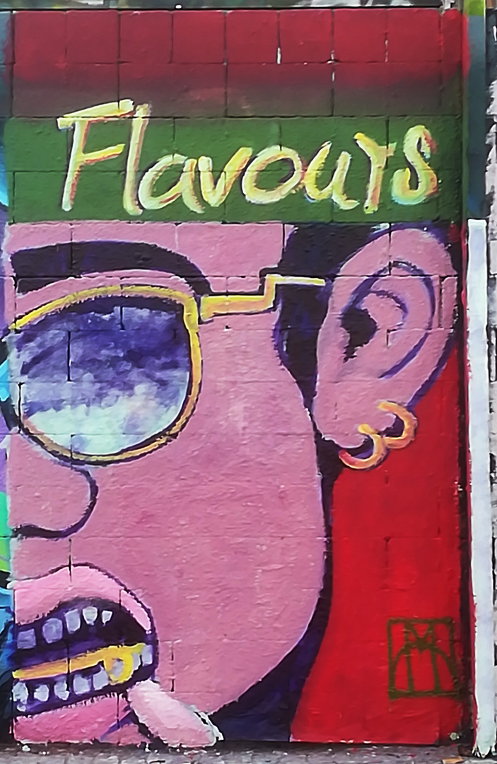 Wallspot - [MO] - Flavours - Barcelona - Drassanes - Graffity - Legal Walls - Il·lustració