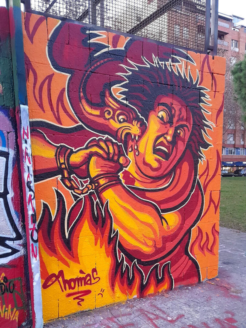 Wallspot - Thomàs - Drassanes - Thomàs - Barcelona - Drassanes - Graffity - Legal Walls - Il·lustració, Altres