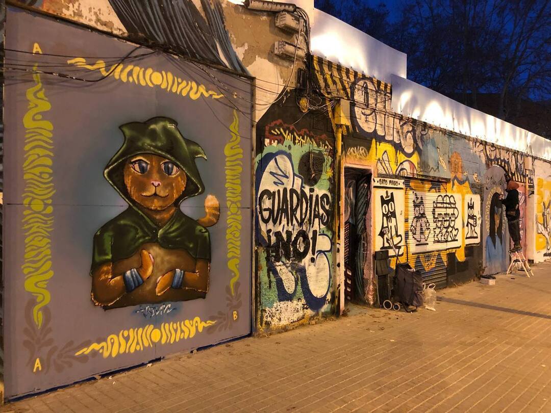 Wallspot - San - Western Town - San - Barcelona - Western Town - Graffity - Legal Walls - 