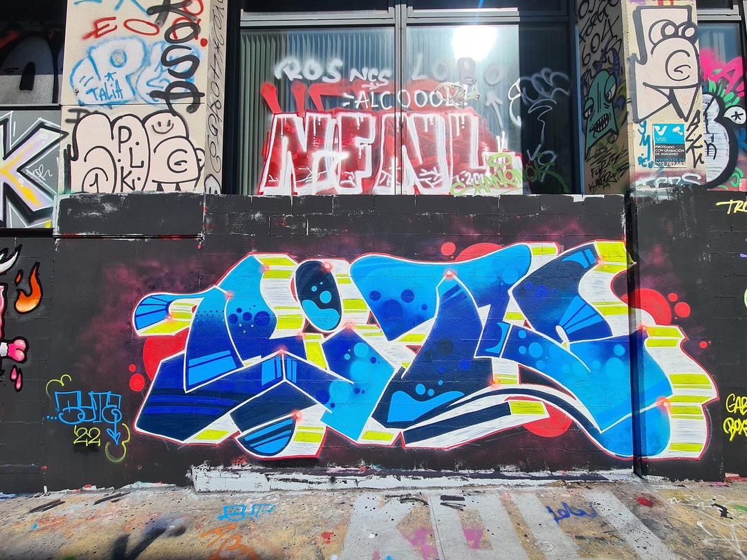 Wallspot - Bite - Tres Xemeneies - Barcelona - Tres Xemeneies - Graffity - Legal Walls - Letras