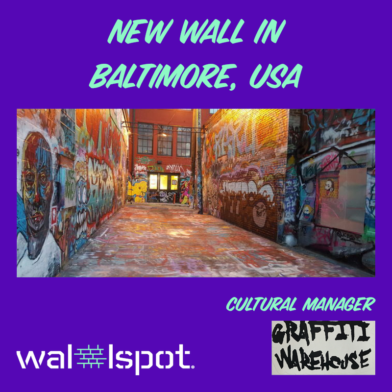Wallspot Post - GRAFFITI ALLEY - BALTIMORE (USA)