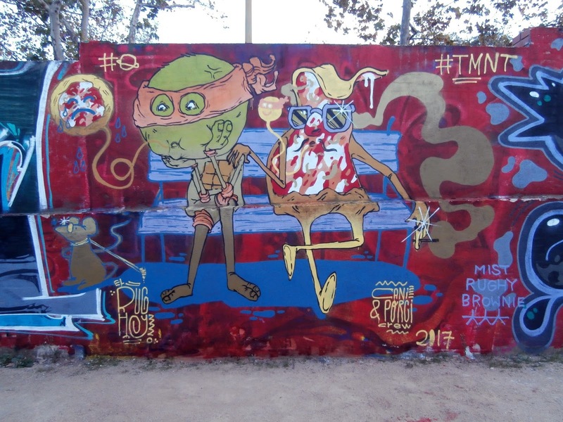 Wallspot - El Rughi - UE Sant Andreu - rughi - Barcelona - UE Sant Andreu - Graffity - Legal Walls - Letras, Ilustración